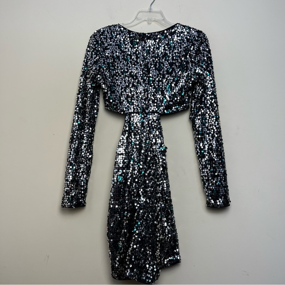 SHEIN Sexy Cut Out Sequins Mini Dress size M - Picture 4 of 14